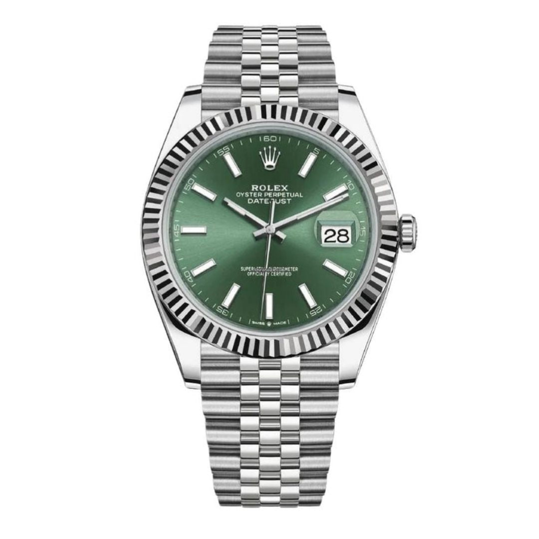 Rolex Datejust 41 126334-0028 “Mint Green” Jubilee