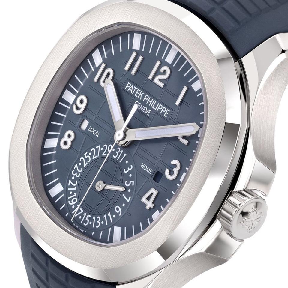 Patek Philippe Aquanaut Travel Time 5164G-001 “Blue-Gray” White Gold