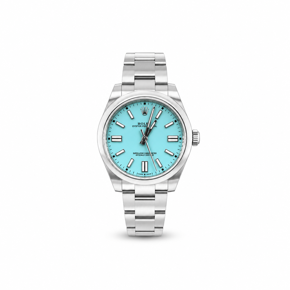 Rolex Oyster Perpetual Turquoise Blue 41 MM