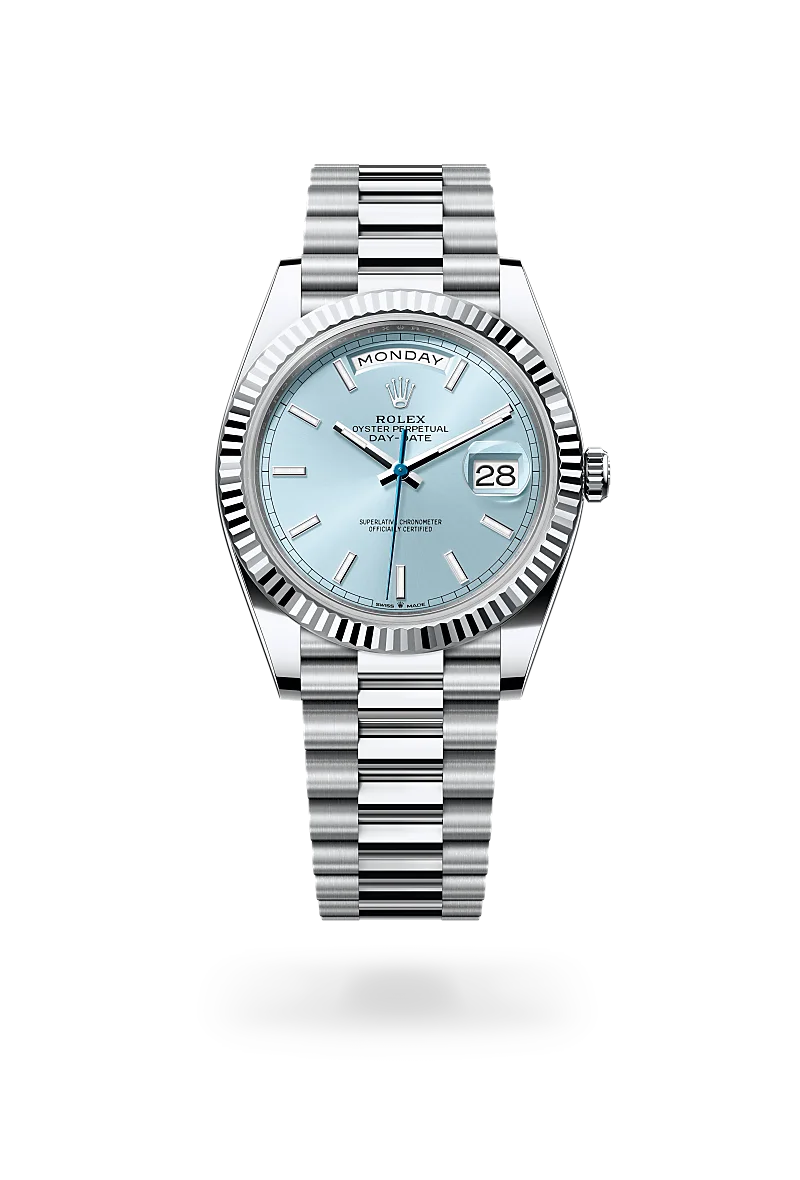 Rolex Day-Date Platinum Ice Blue 40 MM