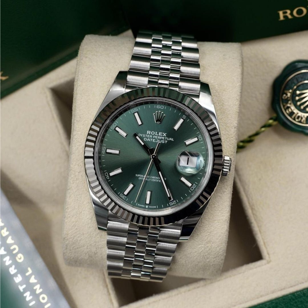 Rolex Datejust 41 Green Dial Jubilee, photo 2