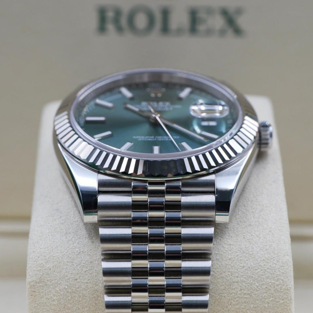 Rolex Datejust 41 Green Dial Jubilee, photo 3