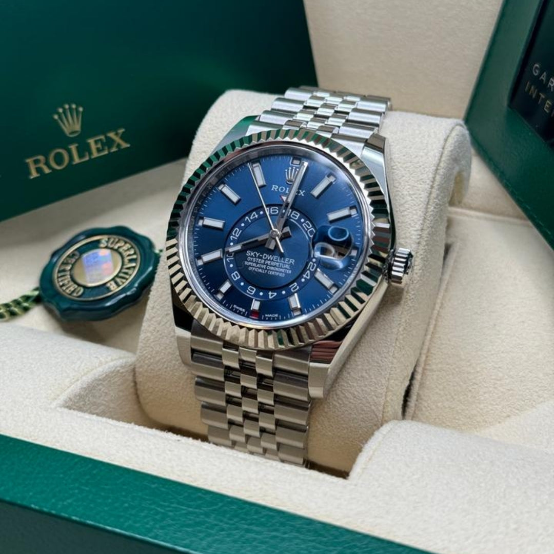 Rolex Sky-Dweller 42 Blue Dial Jubilee, photo 3