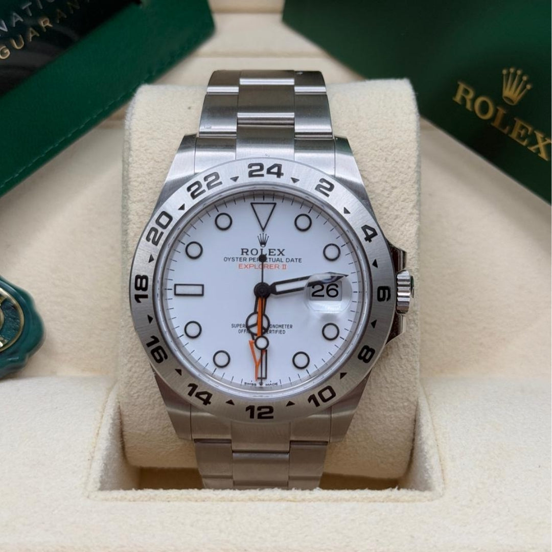 Rolex Explorer II White Dial Oyster, photo 2