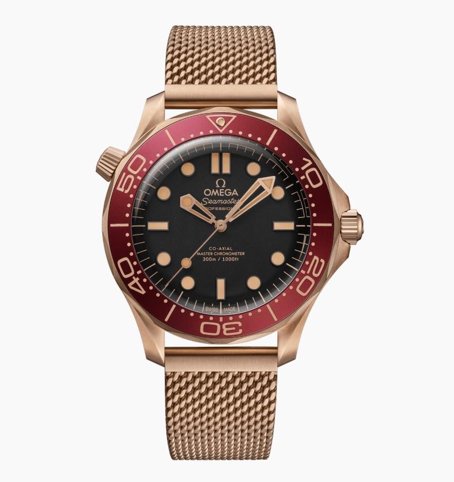 Omega Seamaster Diver 300M Bronze Gold front view