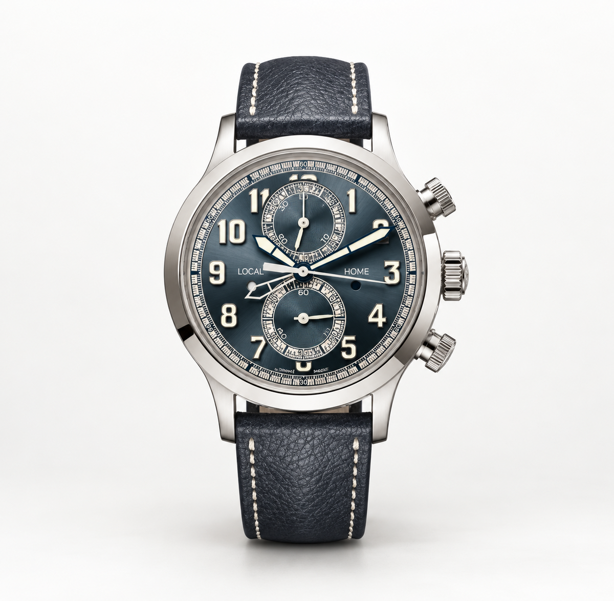 Patek Philippe Calatrava Pilot Travel Time 5524G-001 front view