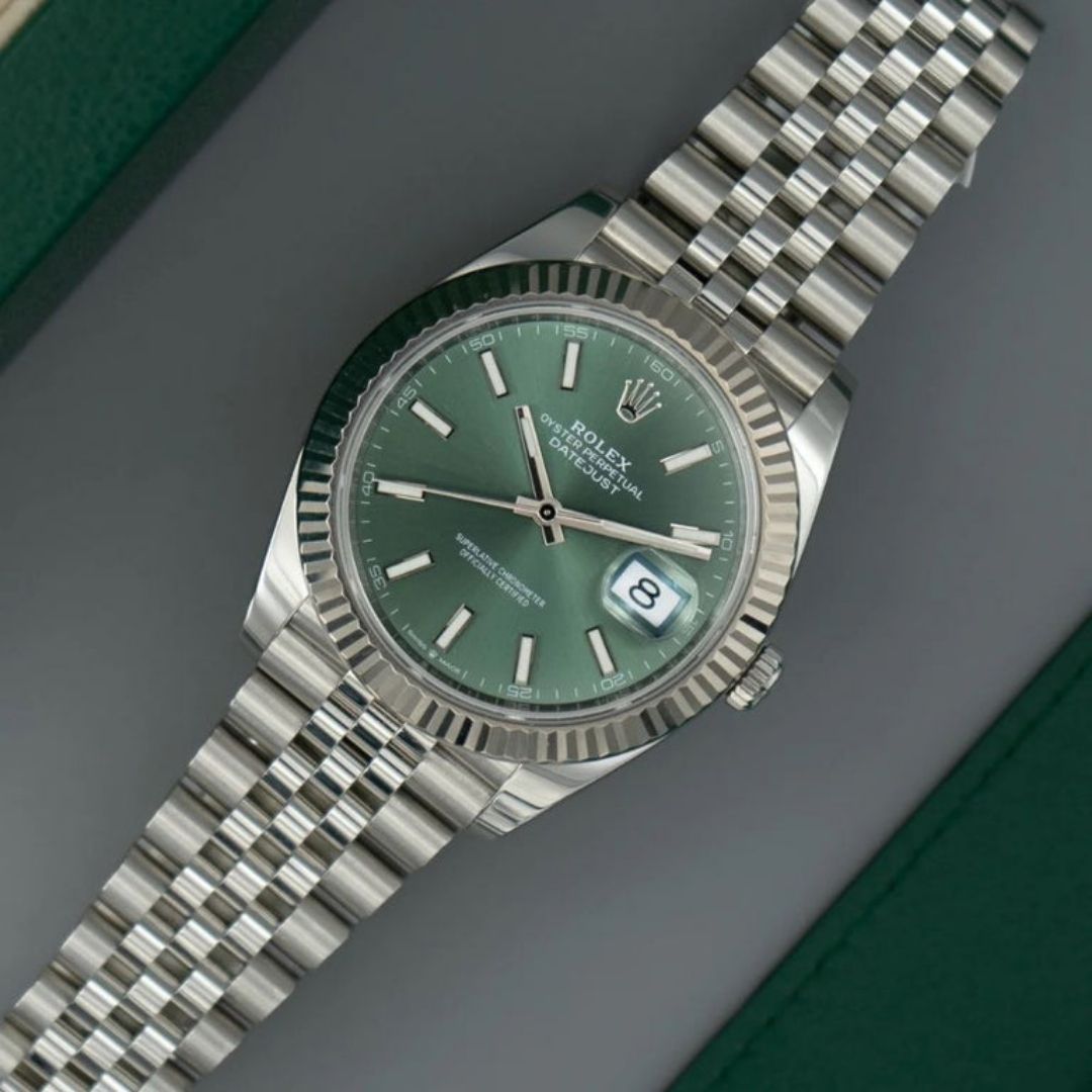 Rolex Datejust 41 126334-0028 “Mint Green” Jubilee
