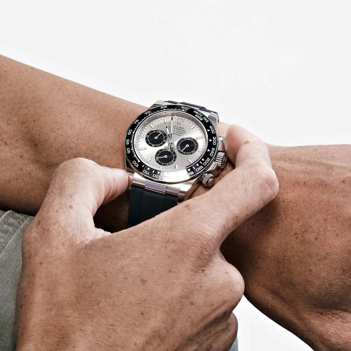 Rolex Daytona Silver Black 116506
