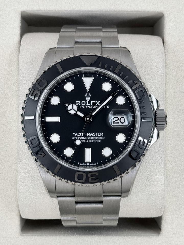 Rolex Yacht-Master RLX Titanium Black Dial 42 MM