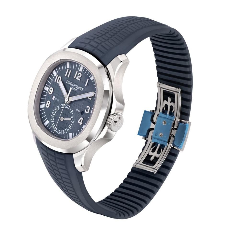 Patek Philippe Aquanaut Travel Time 5164G-001 “Blue-Gray” White Gold
