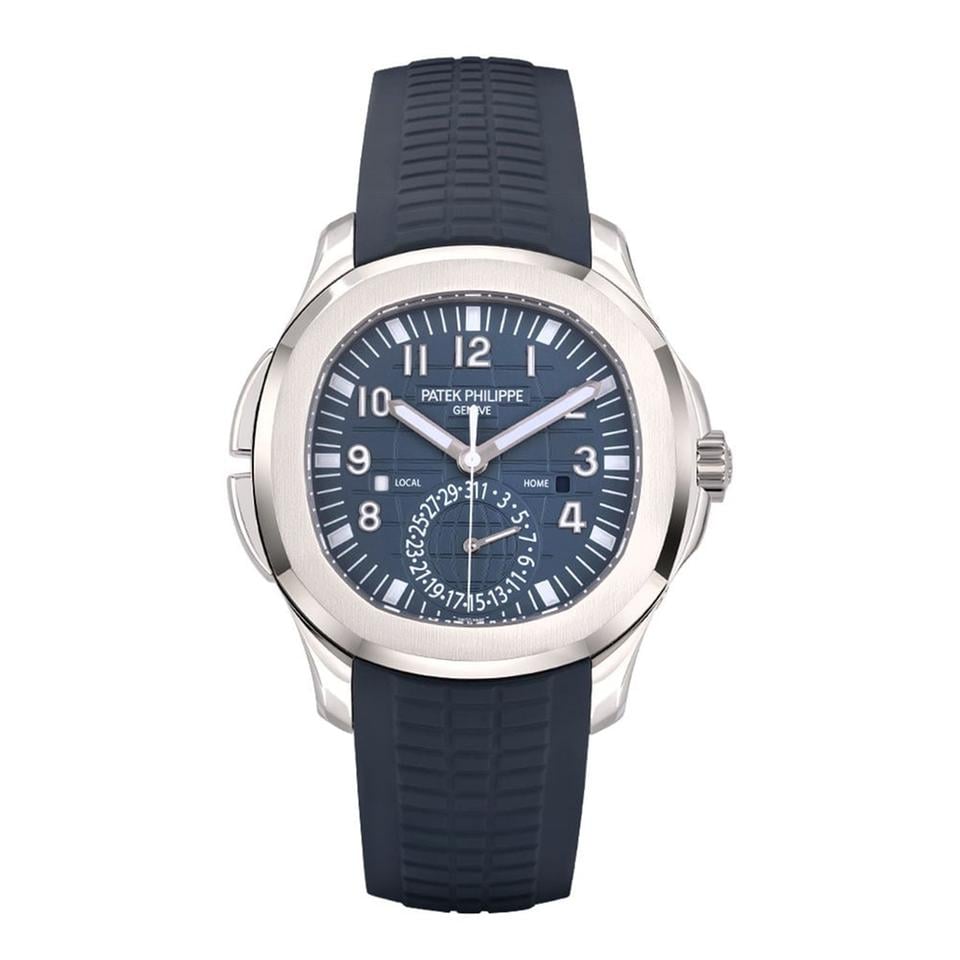 Patek Philippe Aquanaut Travel Time 5164G-001 “Blue-Gray” White Gold