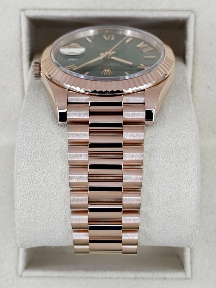 Rolex Day-Date “Olive Green” Everose Gold 40 MM