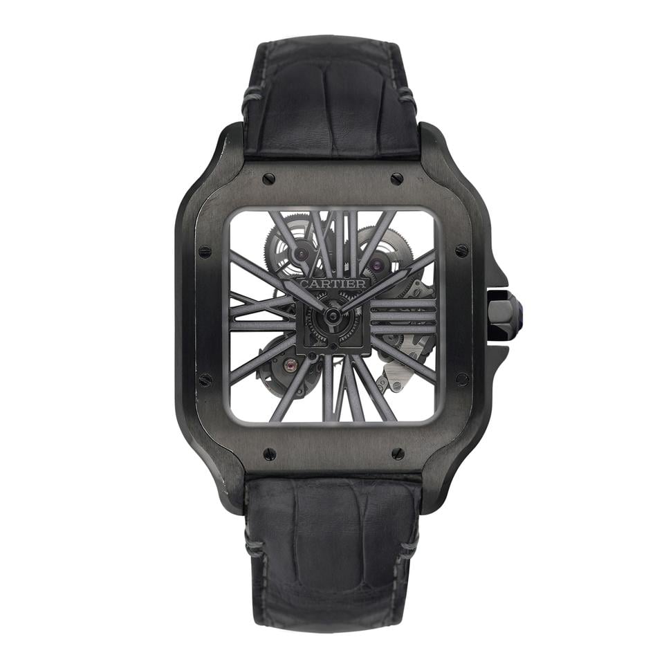 Cartier Santos Skeleton Large Mens Watch 40 MM