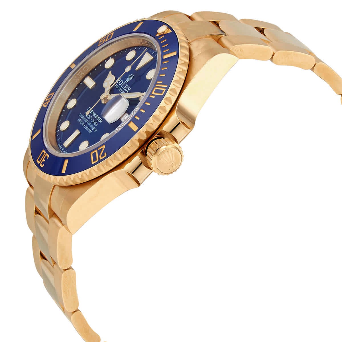 Rolex Submariner Blue Dial Yellow Gold 41 MM - additional view 1