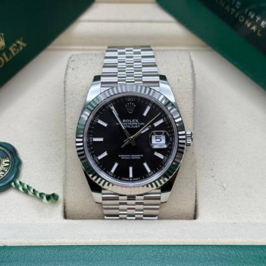 Rolex Datejust 41 Black Dial Jubilee, photo 2