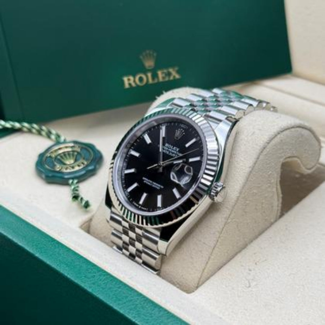 Rolex Datejust 41 Black Dial Jubilee, photo 4