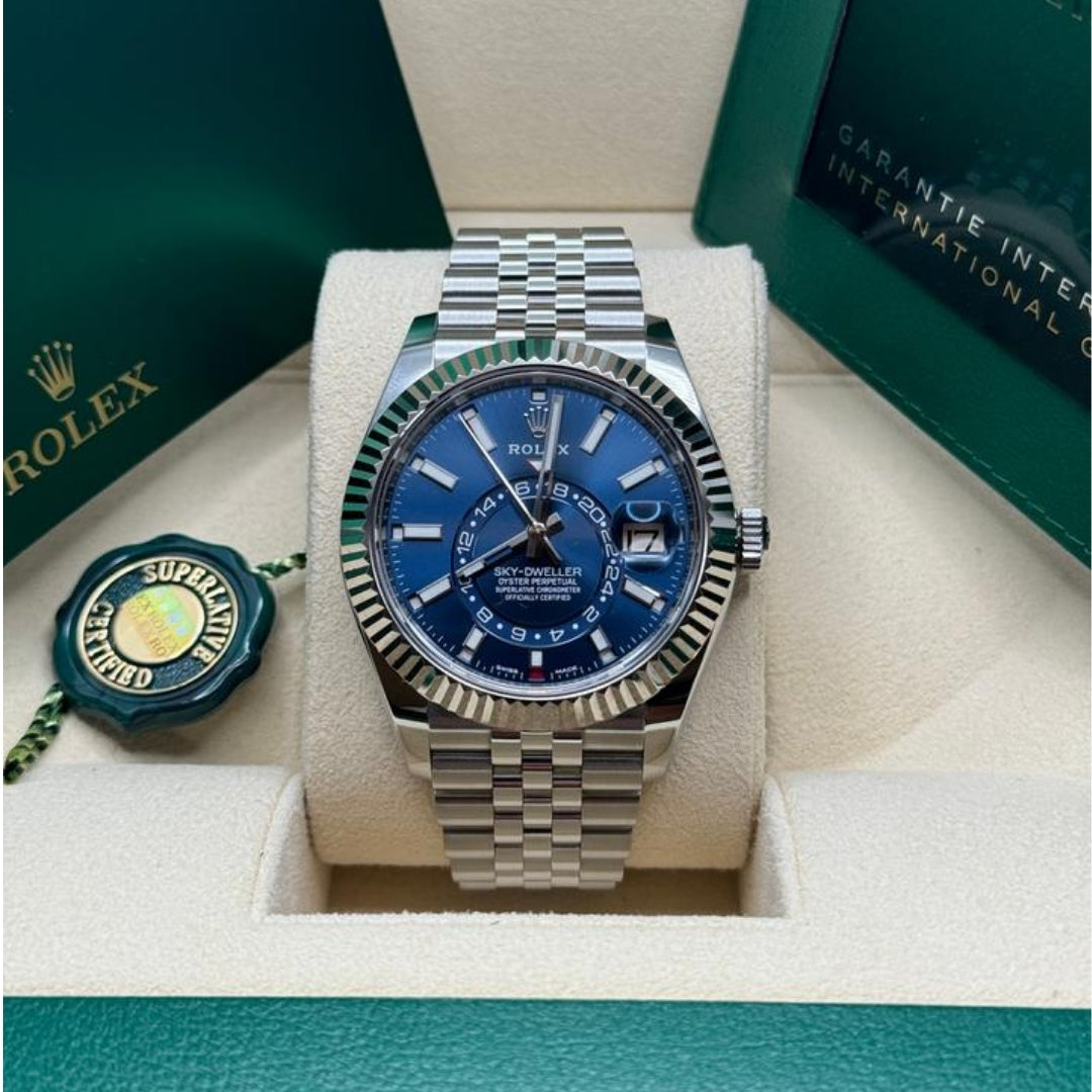 Rolex Sky-Dweller 42 Blue Dial Jubilee, photo 2