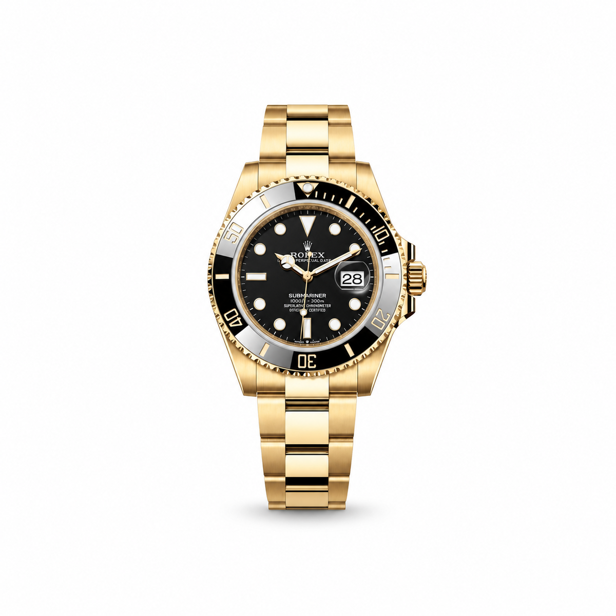 Rolex Submariner Yellow Gold Black Dial 41 MM