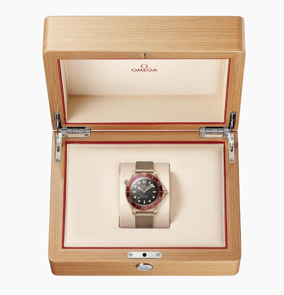 Omega Seamaster Diver 300M Bronze Gold presented in box